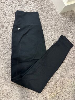 Fabletics Black High-Waist Girls' Performance Leggings
